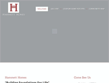 Tablet Screenshot of hammetthomes.com
